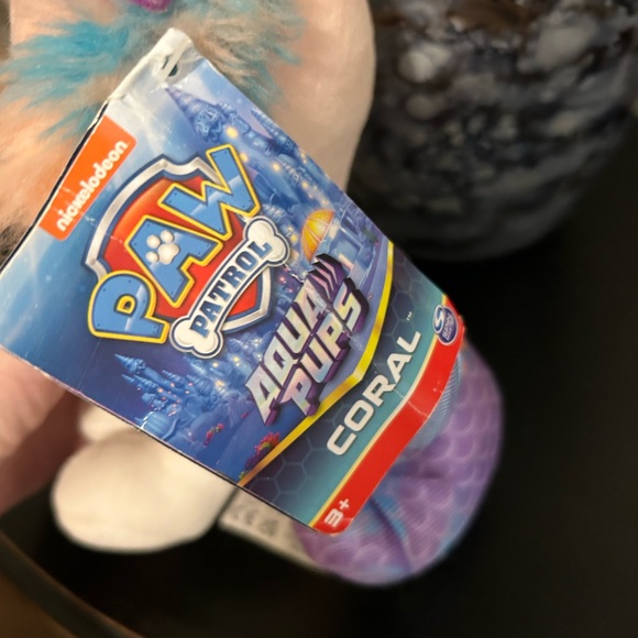 Nickelodeon Paw Patrol Coral 🪸Plush with Blue and Purple has tags attached. - Picture 2 of 4